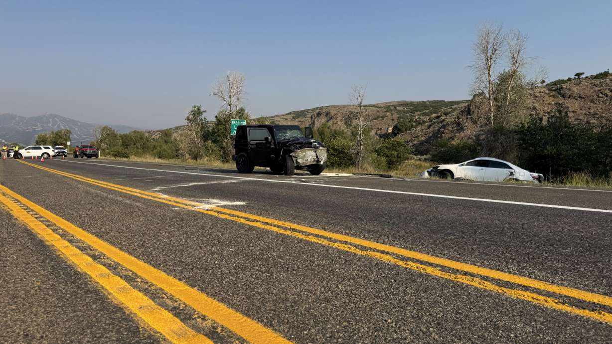 Two people died on Monday following a crash on state Route 32.
