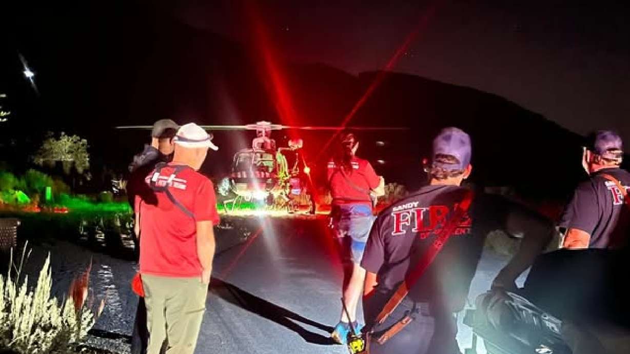 A person was critically injured after falling 50 feet near Bells Canyon Waterfall on Saturday.