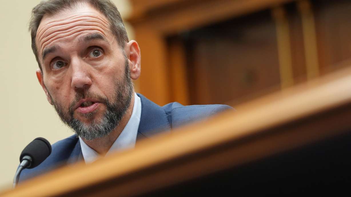 Former Justice Department special counsel Jack Smith testifies before the House Judiciary Committee about his investigations into President Donald Trump, Jan. 22, at the Capitol in Washington.