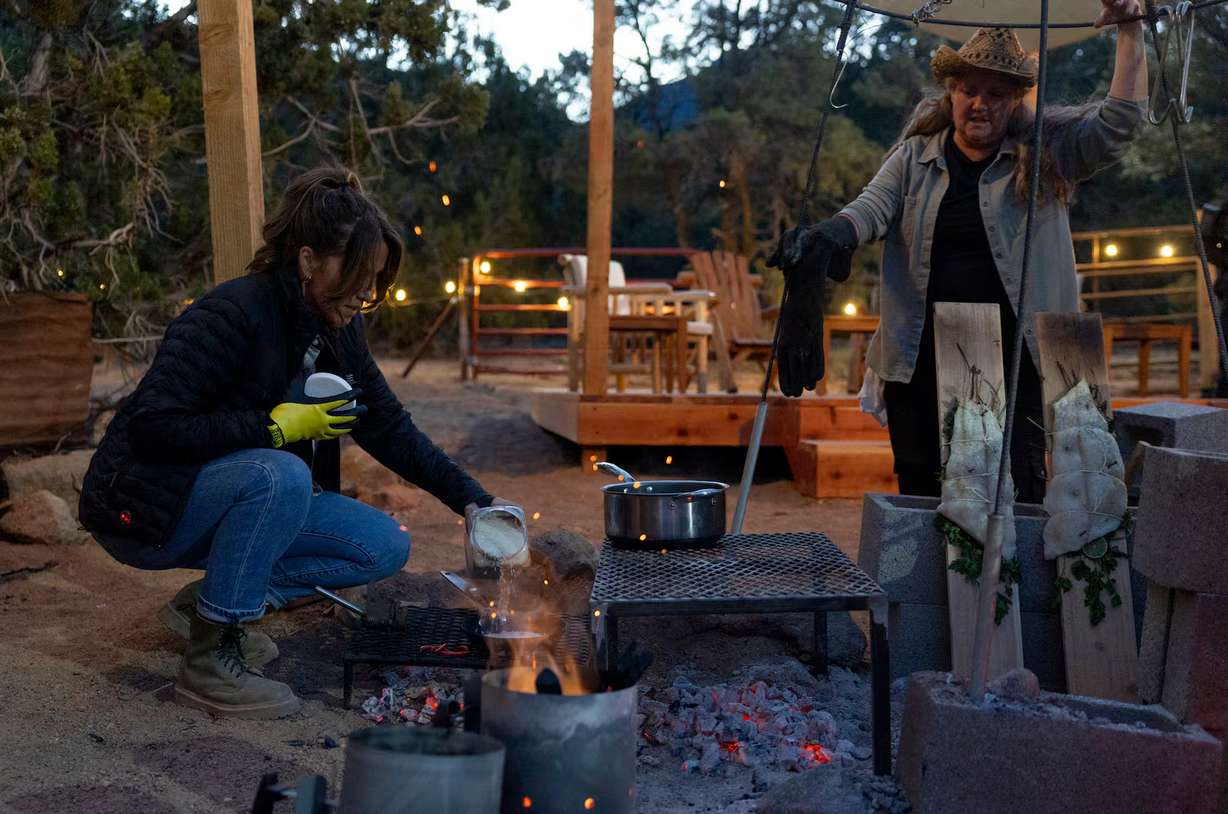 St. George, Utah, resident Susie Bulloch and Christie Vanover competed together on Season 1 of the Food Network show "Pitmasters."
