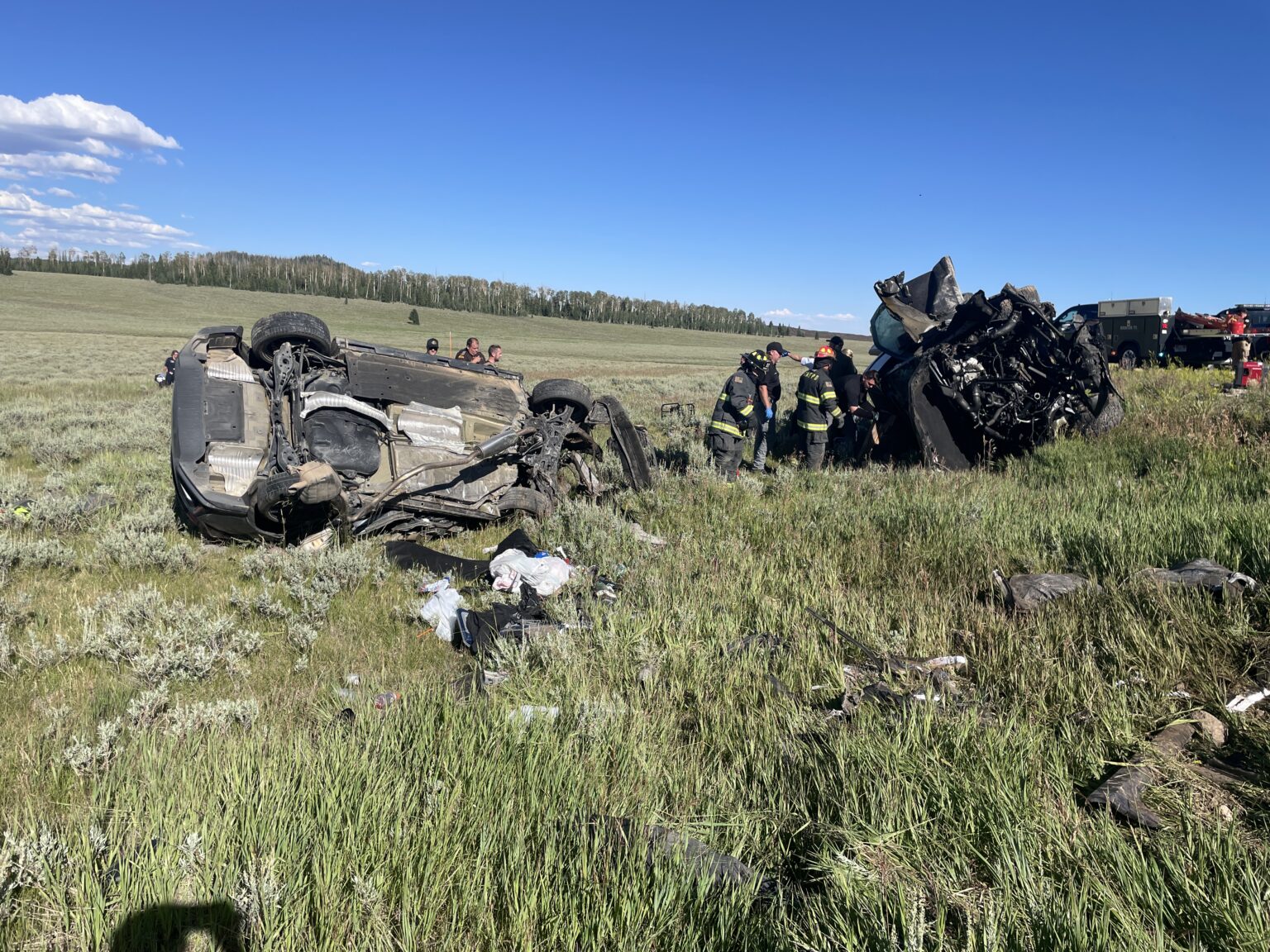 1 dead, 1 hospitalized after crash near Cedar City