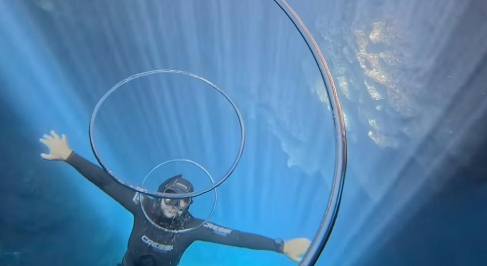 Have You Seen This? Freediver puts on a show with bubble rings