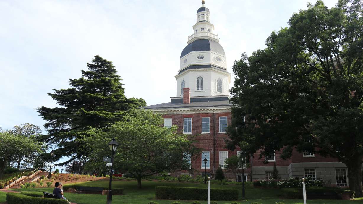 The Maryland State House in Annapolis, Md., June 13.