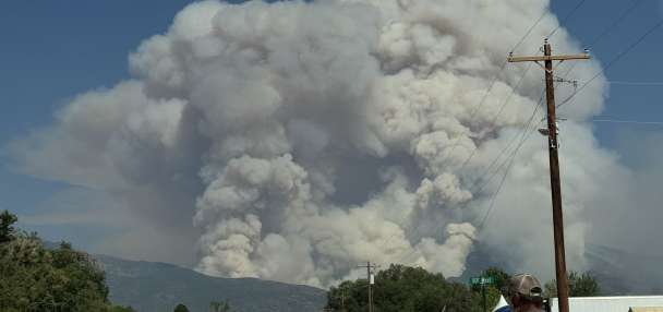 Sevier County residents watch skies, hillside as Widemouth 2 Fire approaches