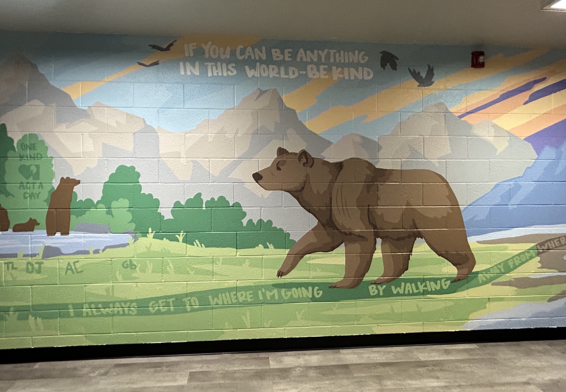 On Tuesday, youth at the Southwest Utah Youth Center in Cedar City unveiled a mural they created that depicts their journey an what they hope for the future.
The mural was part of a curriculum that is spearheaded and taught by Utah-based nonprofit One Kind Act A Day.