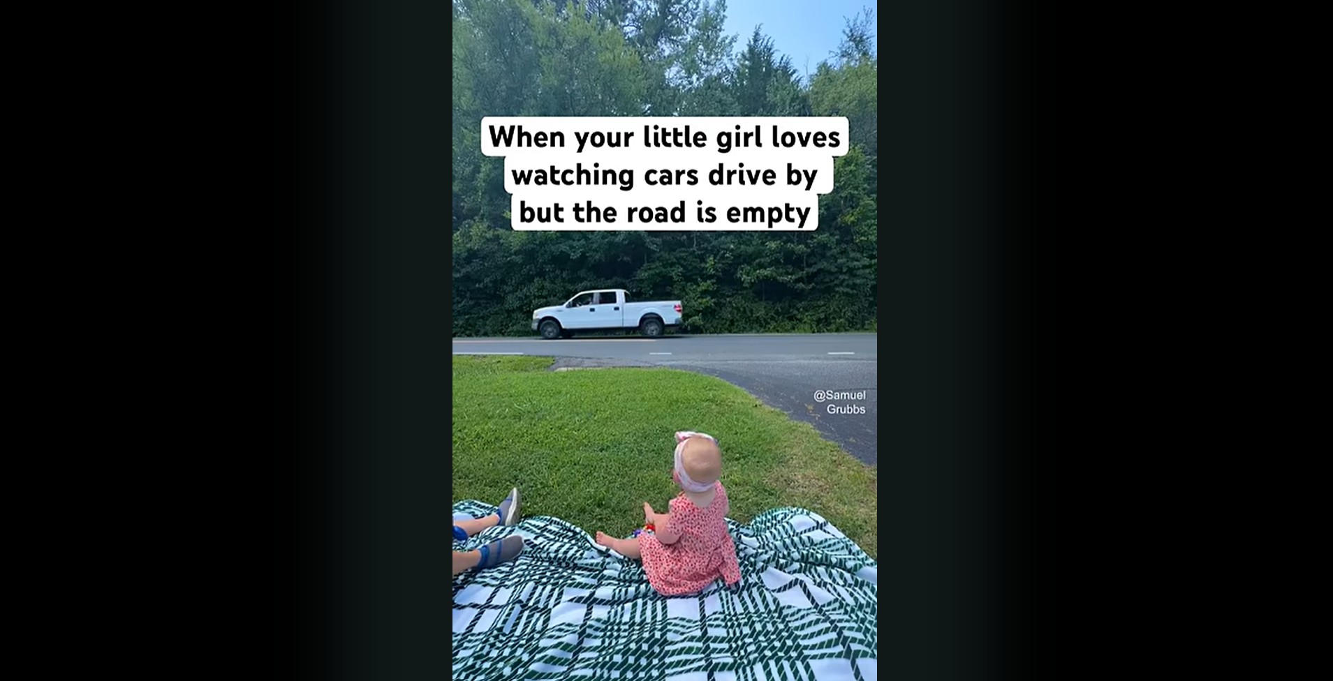 Have You Seen This? Dad drives by to make his daughter's day