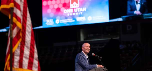 Gov. Cox highlights Utah's latest win in speech to Utah leaders