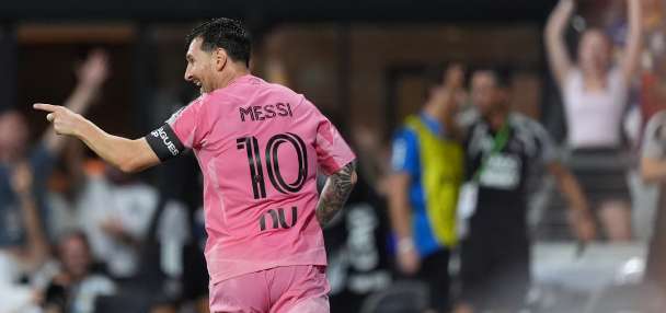 Lionel Messi scores his first 2 goals since the World Cup as Inter Miami beats San Luis 4-2