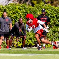 Devon Dampier's connection with wide receivers already paying off in Utah's camp