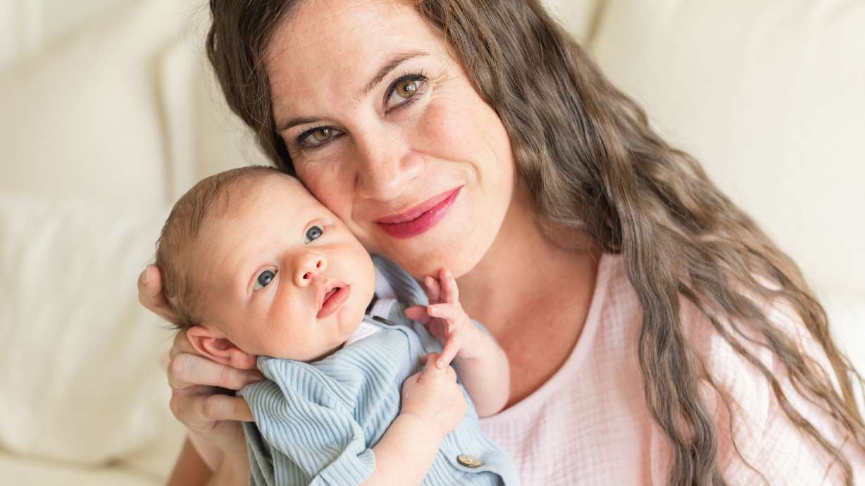Jessica Lohser and her son, Andrew. She says support from lactation consultants helped her navigate breastfeeding challenges.