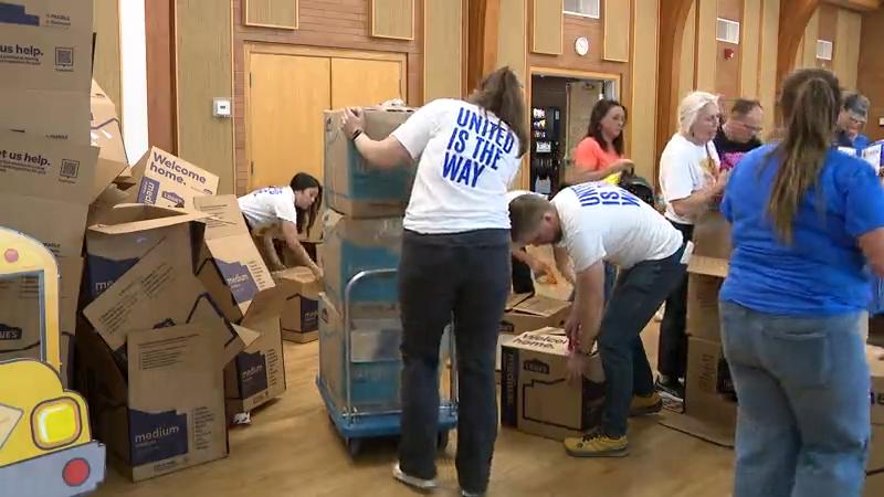 United Way packs thousands of backpacks as back-to-school need reaches record high