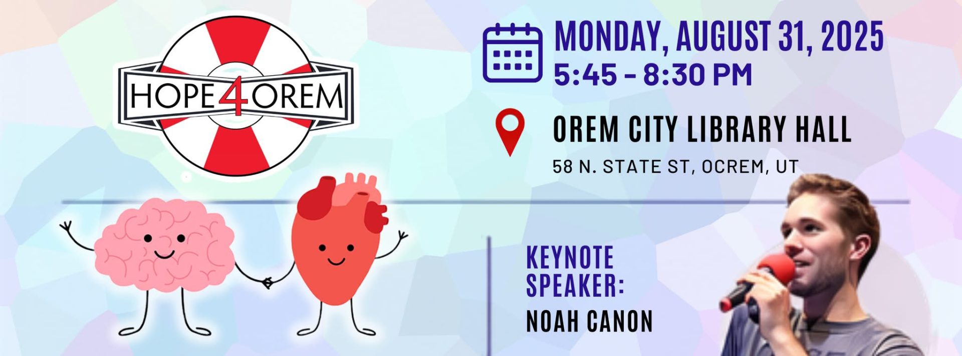 Hope4Orem Mental Wellness Resource Fair