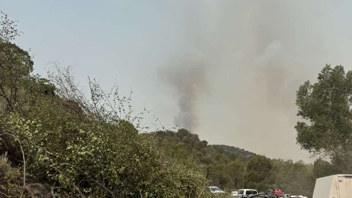 An incident involving an aircraft happened on Friday morning as crews continue to battle a massive wildfire burning in central Utah.