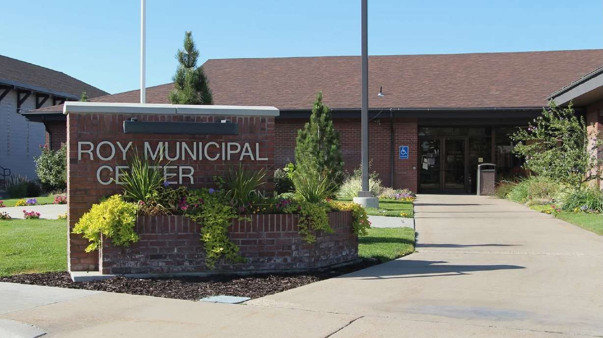 A proposed 54.9% tax hike in Roy is prompting intense debate, with backers saying it's needed to keep city workers' wages competitive and foes saying it's too steep. The Roy municipal building is shown in an undated photo.