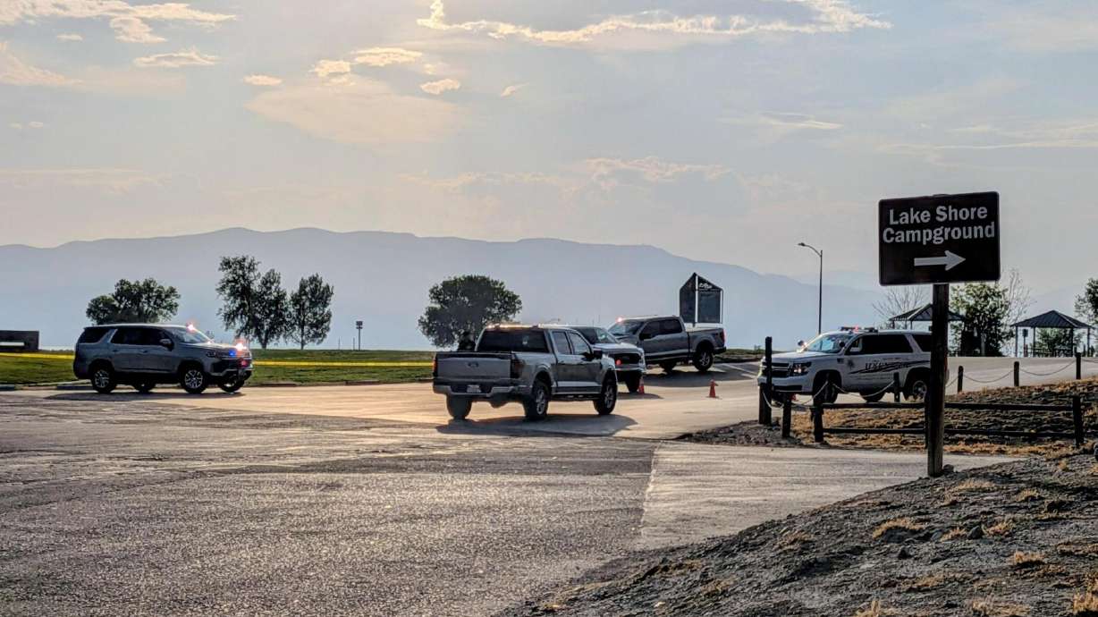 Utah County Sheriff's Office said a small plane crashed into Utah Lake near Utah Lake State Park on Friday, killing one and injuring another.
