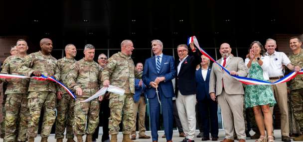 Saluting legacy and cooperation: The Army Reserve settles into its new Utah home