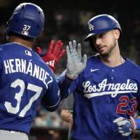 The Dodgers snapped a 7-game skid, but manager Dave Roberts wasn't in a celebratory mood