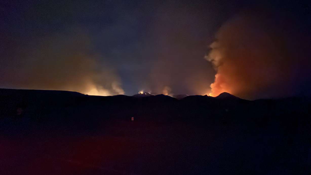 A wildfire triggered evacuations on Sunday in Morgan County.