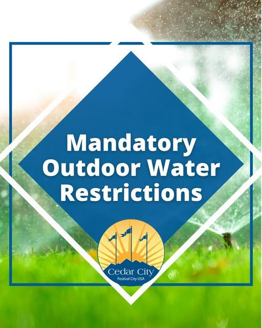Outdoor water restrictions issued for Cedar City after well pump failure