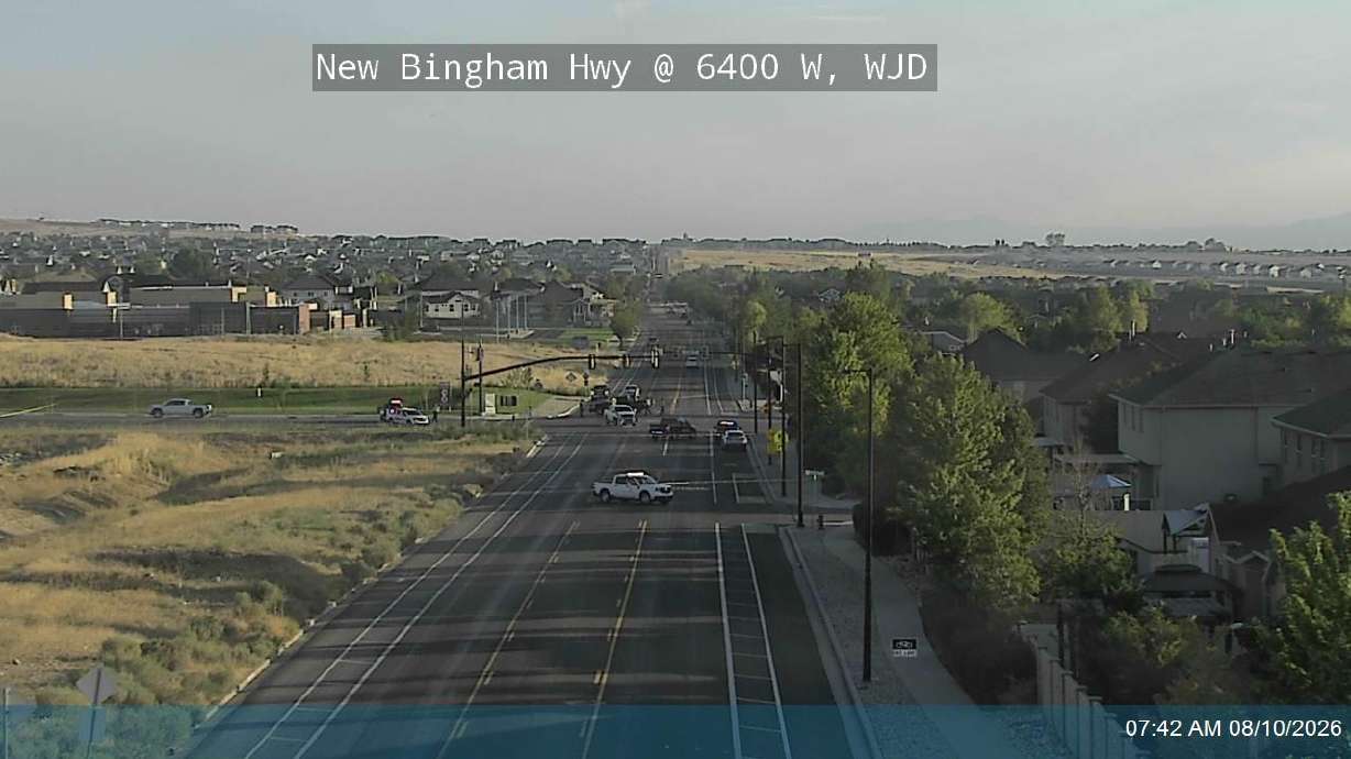 One person died in a rollover crash in West Jordan on Monday.
