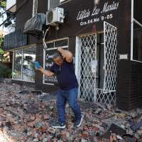 A 7.4-magnitude earthquake shakes western Colombia, causing serious damage