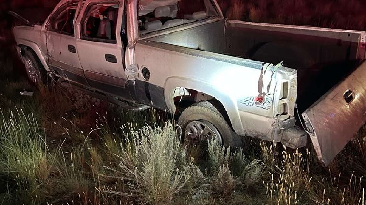 One person died in a crash on state Route 132 near Fountain Green on Sunday.