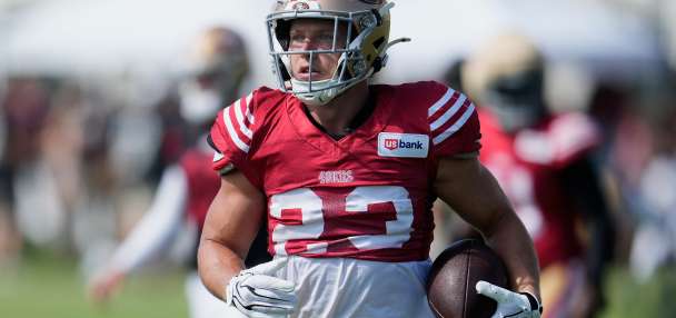 McCaffrey sits out practice with 'tightness' as the 49ers manage his workload