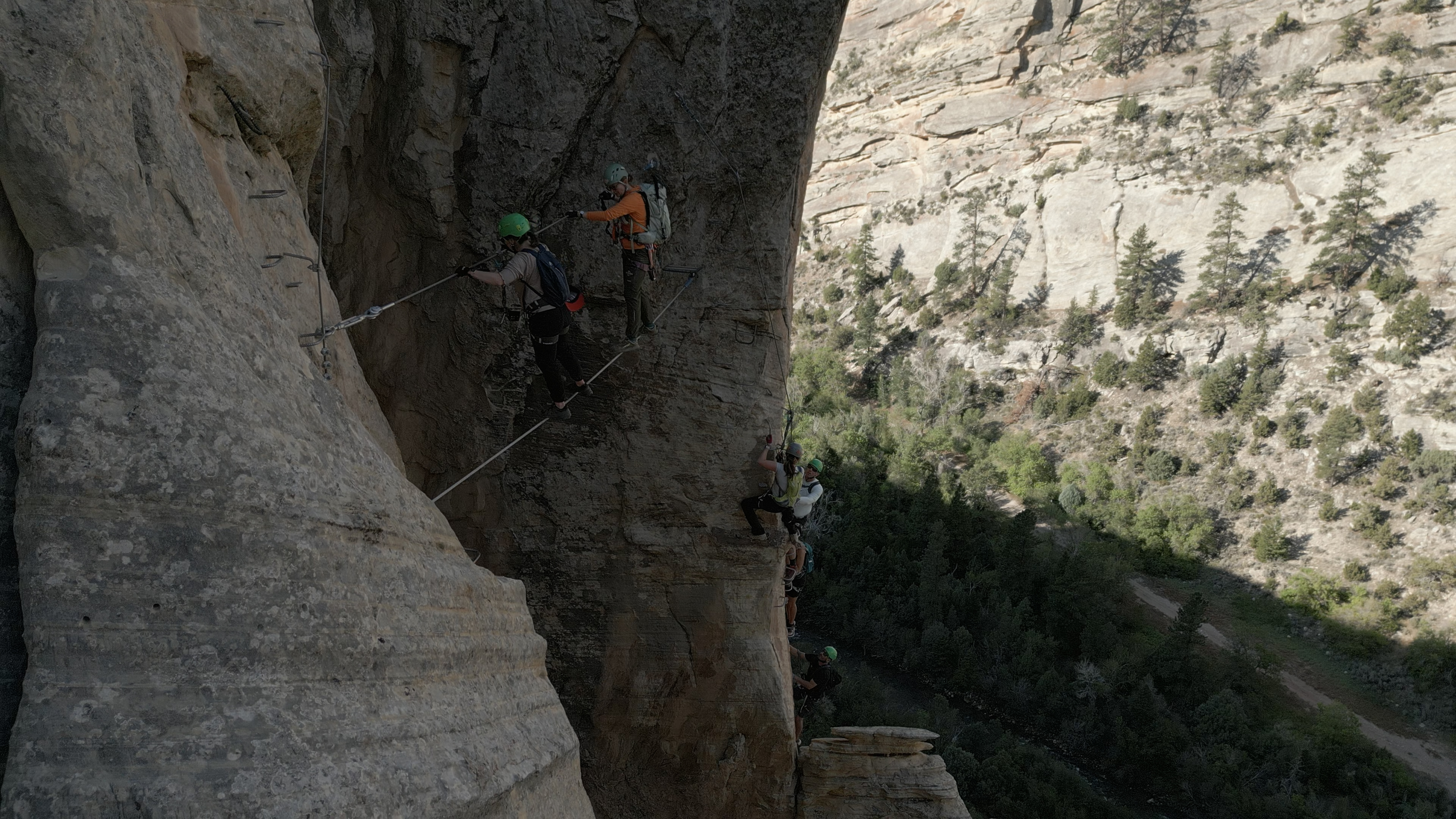 Utah's first public via ferrata course draws thousands of people to Vernal