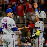 Kodai Senga gets 1st career save but Mets rookie gives away souvenir ball in comical scene