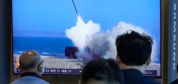 North Korea launches another missile toward sea ahead of US-South Korean military drills