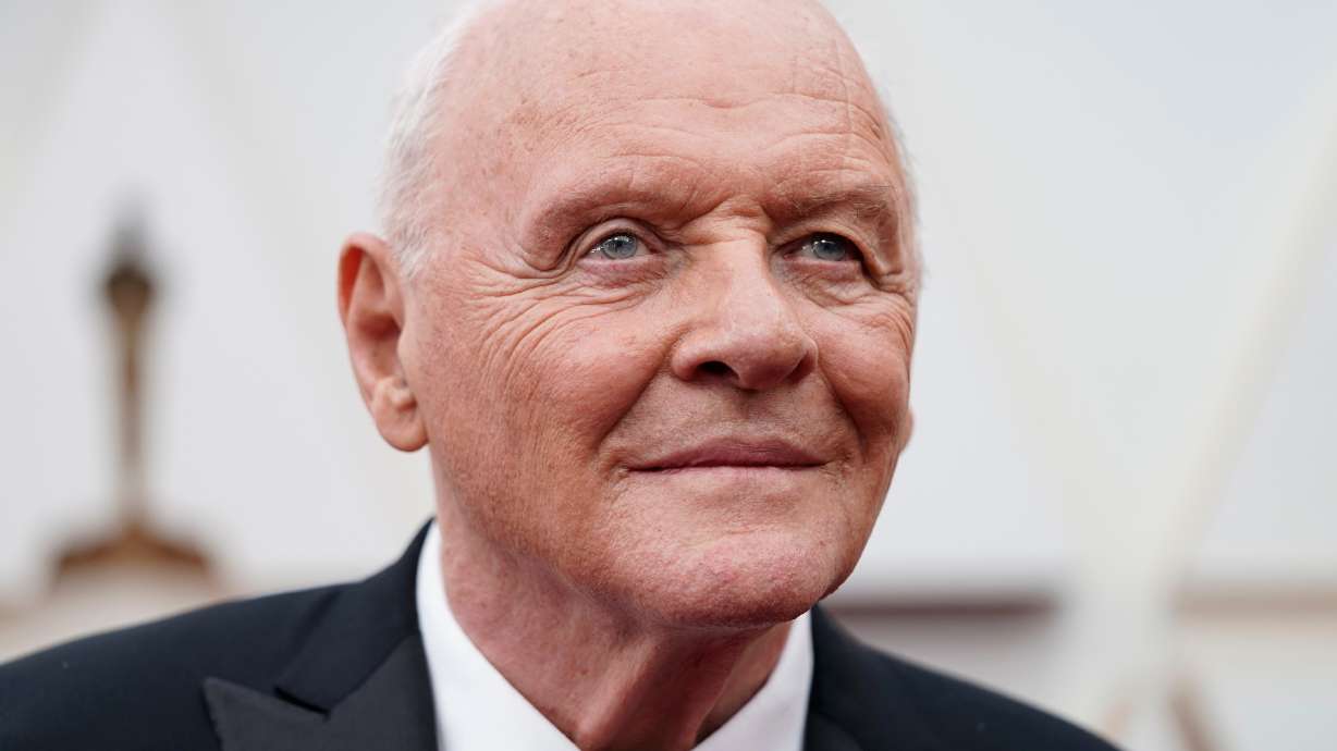 Anthony Hopkins arrives at the Oscars in Los Angeles on March 27, 2022. Hopkins has finished a collection of 12 compositions he crafted over six decades.