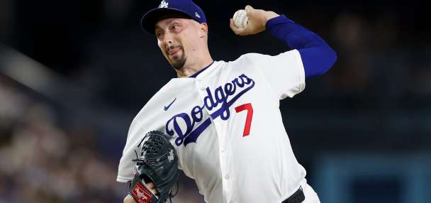 Blake Snell fans 10 in 6 innings in return for the Dodgers after a 3-month elbow injury layoff