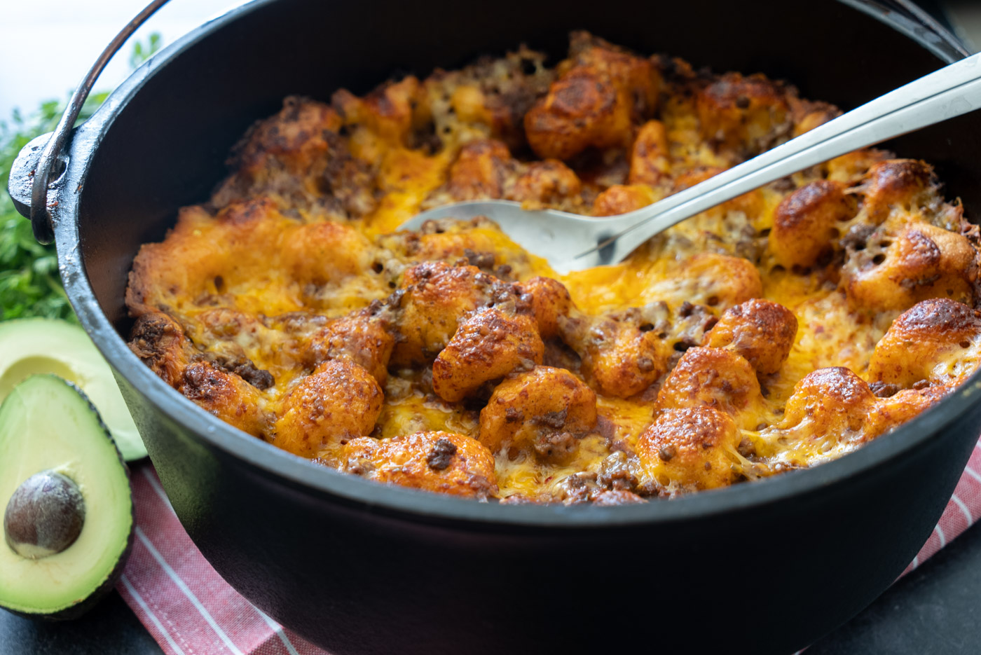 These Dutch oven enchiladas are the easiest outdoor meal you've ever made