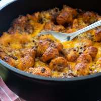 These Dutch oven enchiladas are the easiest outdoor meal you've ever made