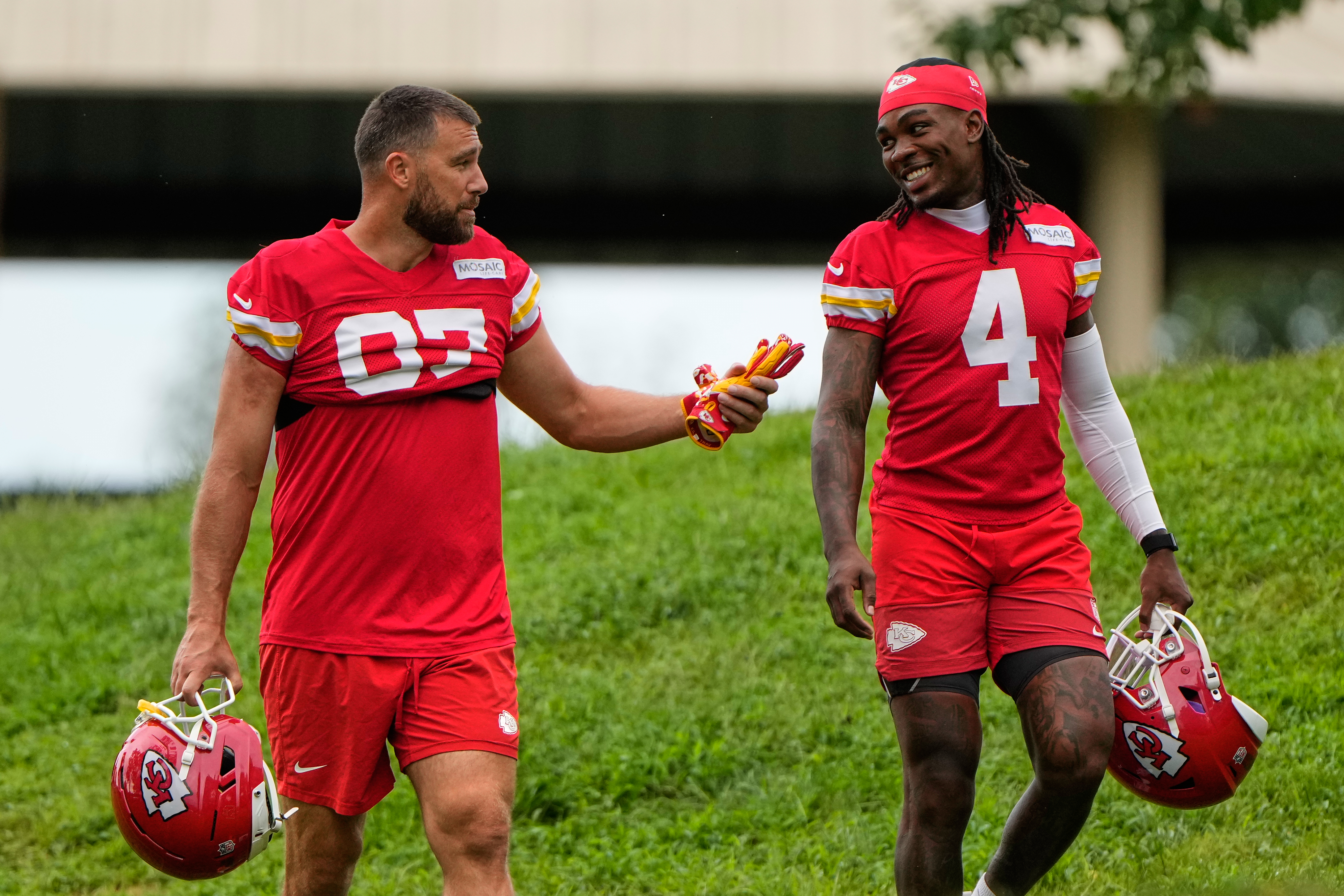Travis Kelce: Chiefs camp offers welcomed 'sanctuary' after closely watched wedding to Taylor Swift