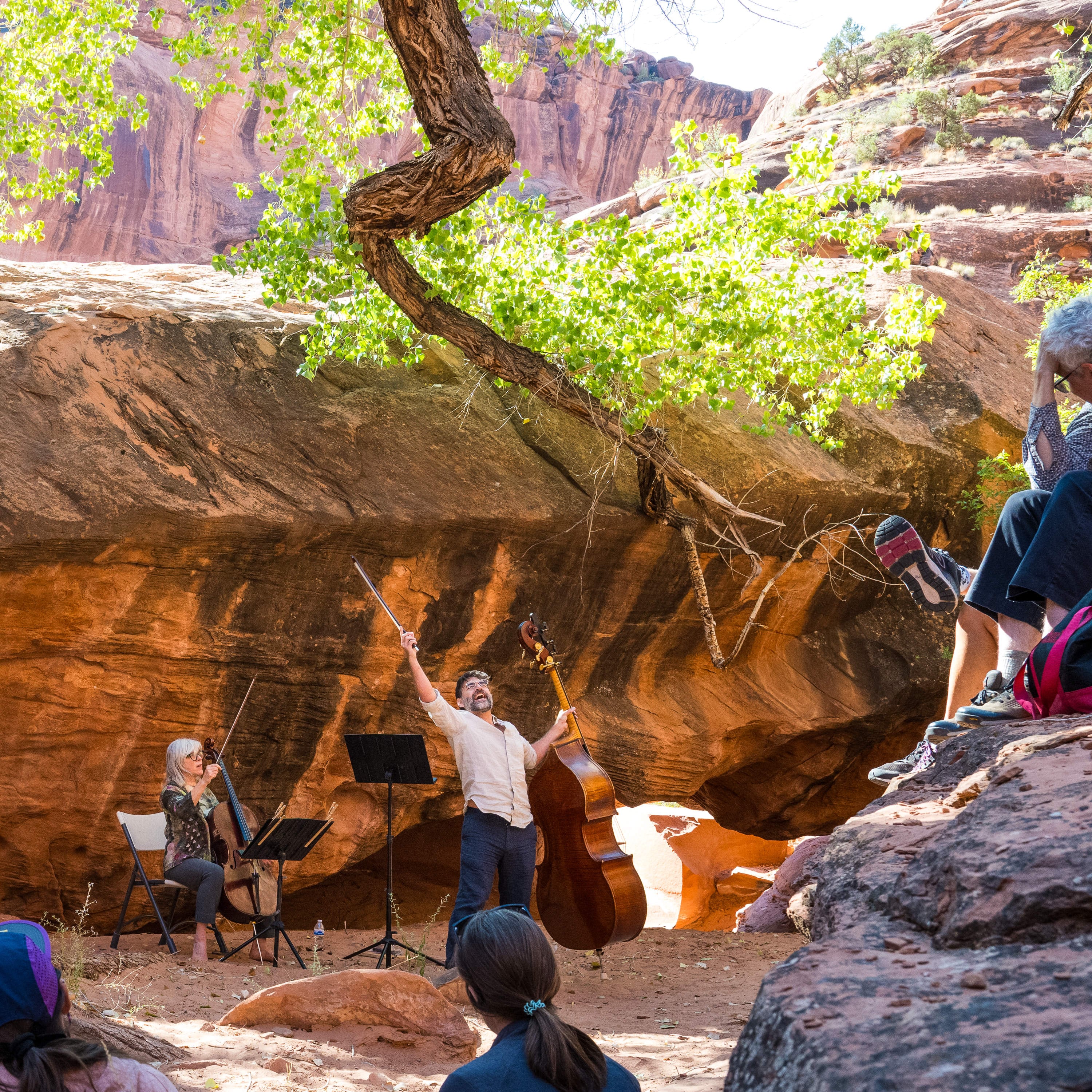 Musicians perform during the 2025 Moab Music Festival.