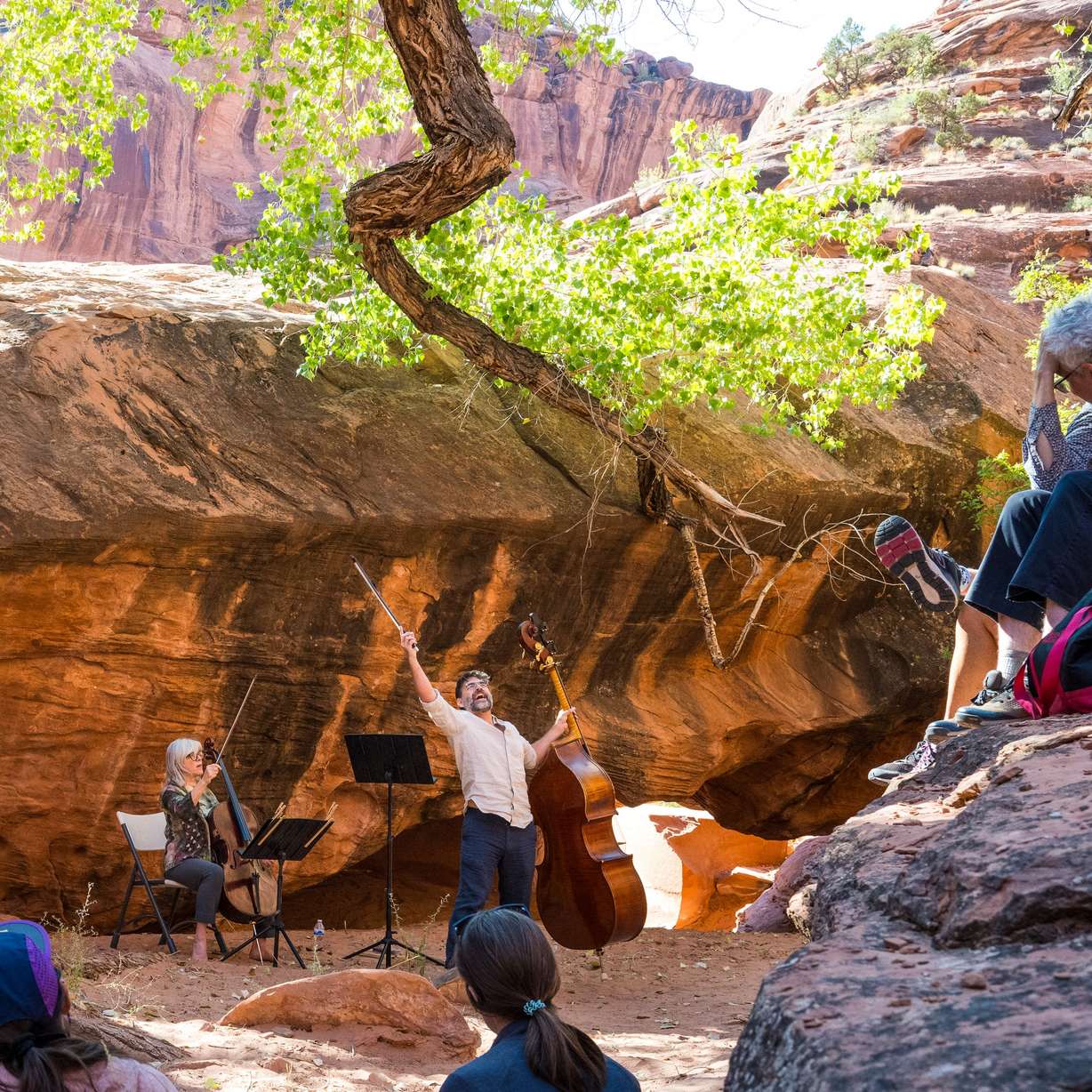 Musicians perform during the 2025 Moab Music Festival.