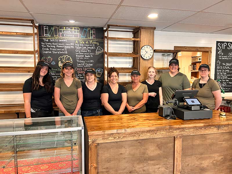 Team photo of The Nook and Kranny staff.