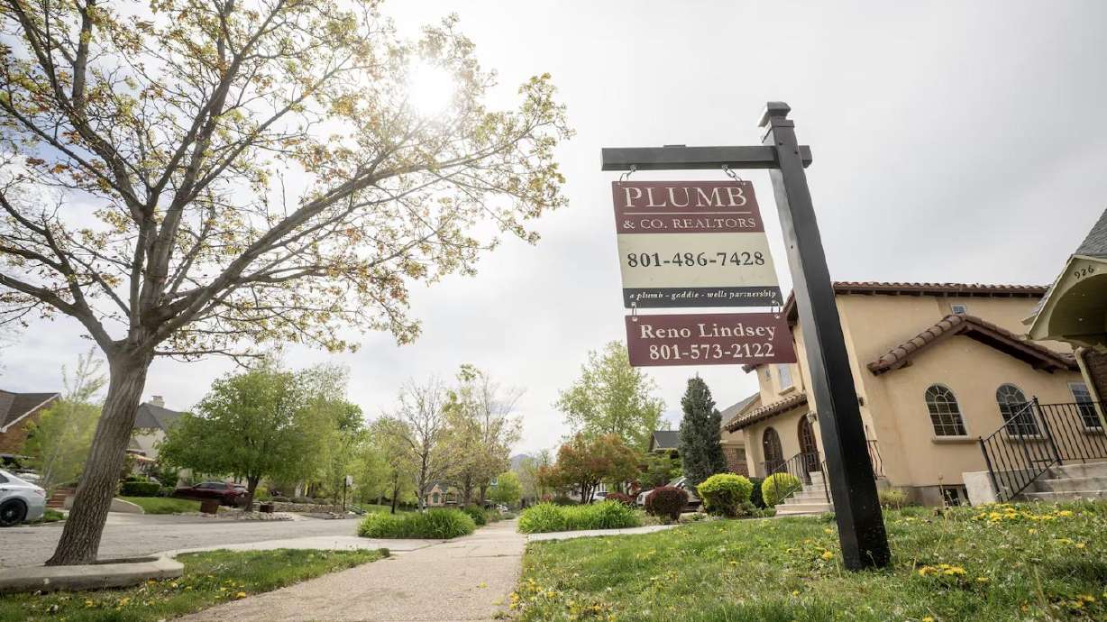 Housing market in Salt Lake City on April 10.