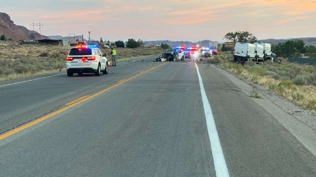 A multi-vehicle crash occurred on Friday in Moab, killing the driver of one of the vehicles involved.