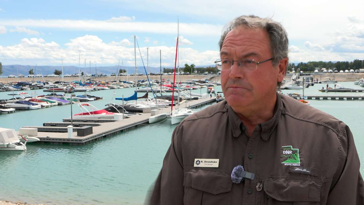 Richard Droesbeke manages Bear Lake State Park in northern Utah.