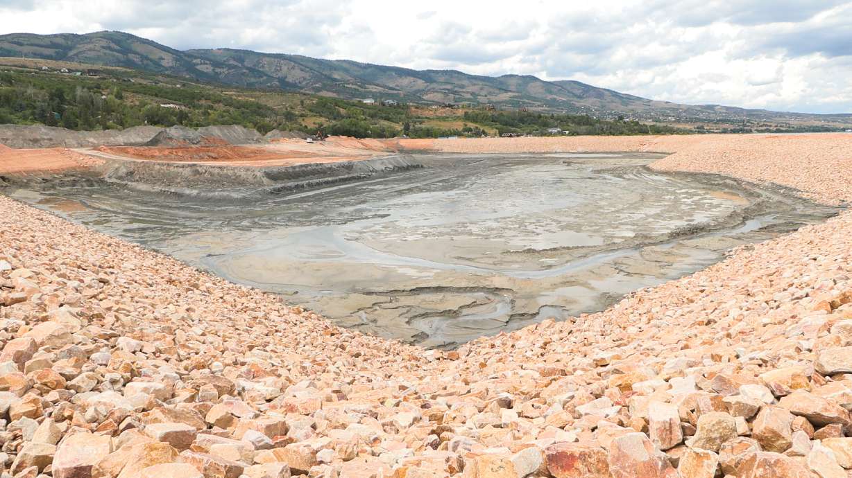 The shape of the new Bear Lake marina can be seen after several months of work by excavation crews. Construction on the new marina is ahead of schedule, bringing expanded boat access, parking and slips to one of Utah's busiest lakes.
