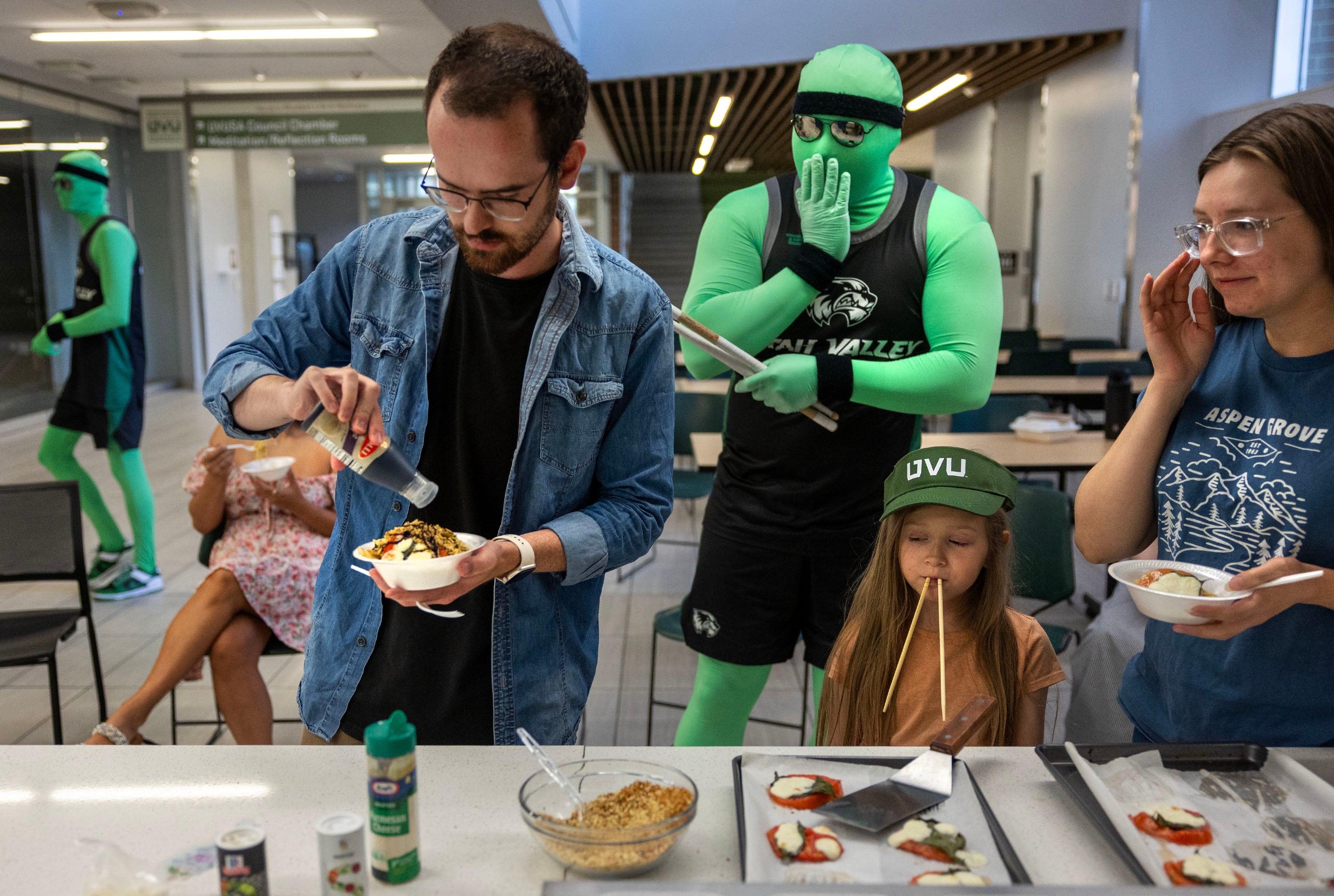 How a smashed cuke salad — and other homegrown dishes — are helping fight hunger at Utah Valley University