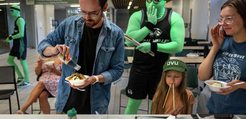 How a smashed cuke salad — and other homegrown dishes — are helping fight hunger at Utah Valley University
