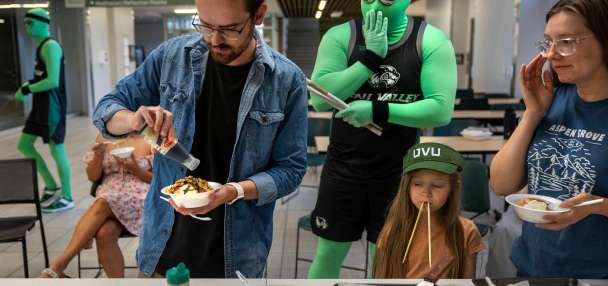 How a smashed cuke salad — and other homegrown dishes — are helping fight hunger at Utah Valley University