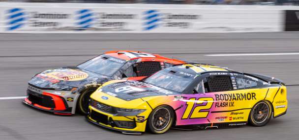 Joey Logano holds off Chase Briscoe to win NASCAR race at Richmond