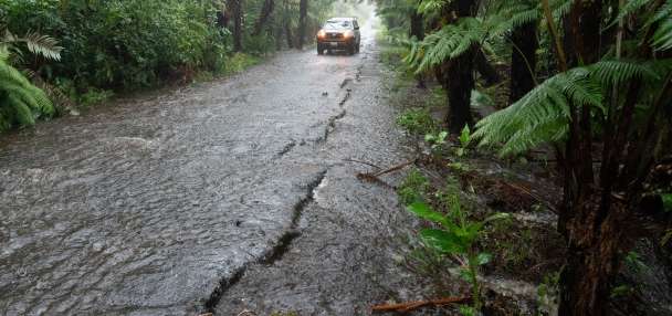 Tens of thousands without power and more than 100 homes damaged as Tropical Storm Lala moves away from Hawaii