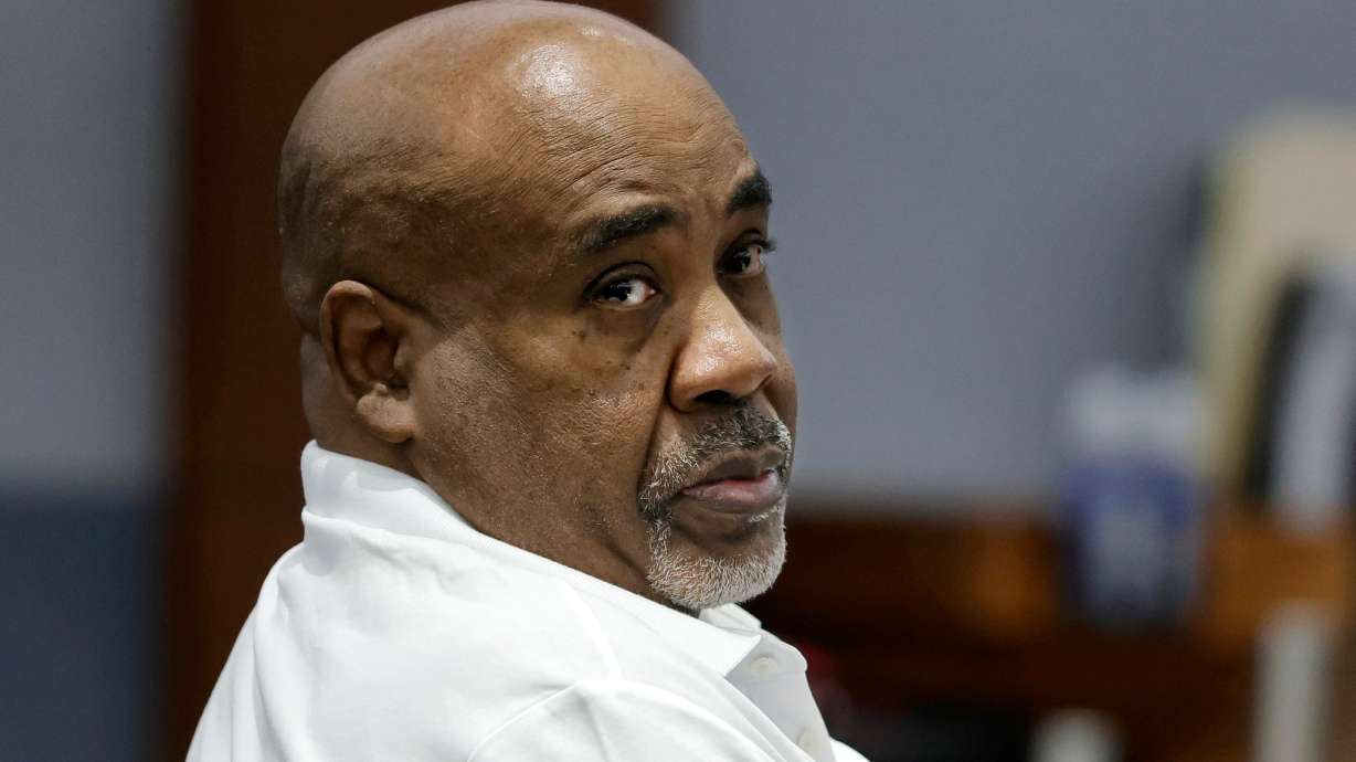Duane Davis appears in court during the third day of jury selection in his murder trial, related to the 1996 killing of rapper Tupac Shakur, at Clark County District Court Regional Justice Center on Wednesday in Las Vegas.