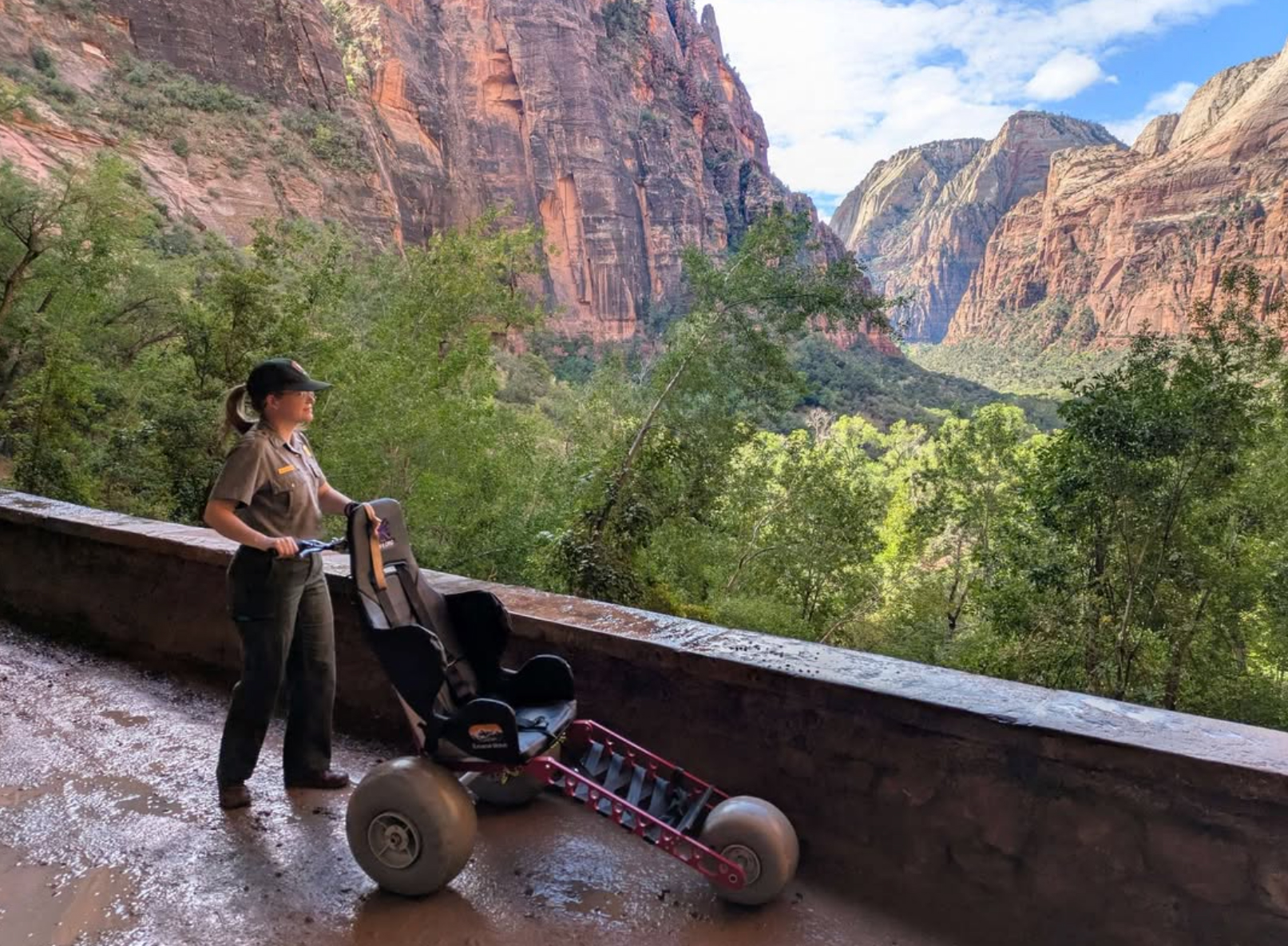 Zion National Park just became the first national park to be the sole owner of accessibility equipment available for public use and it recently shared that news with the world.