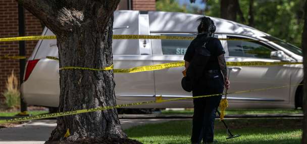 Father of teen shot at Kearns funeral arrested for investigation of murder